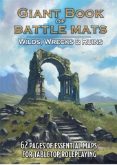 Giant Book Of Battle Mats Wilds, Wrecks & Ruins